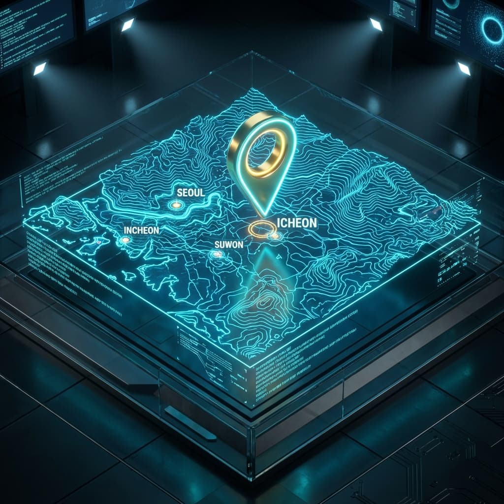 3D Holographic Map of Location