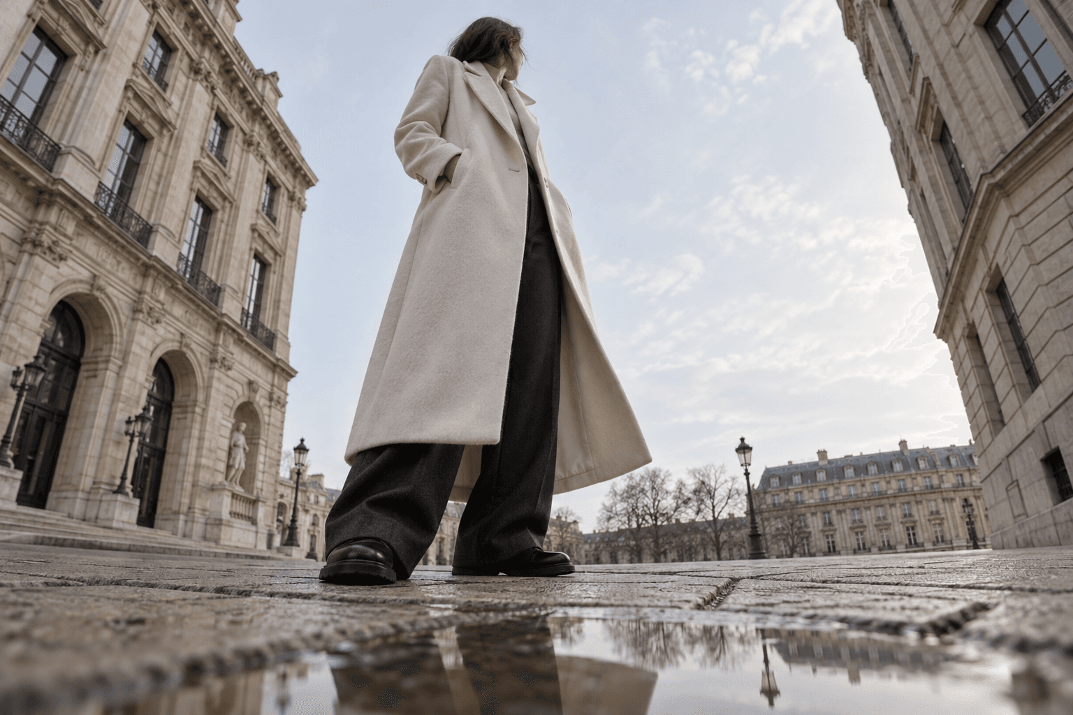 Prompting a Low-Angle Shot: Say Where the Camera Sits First