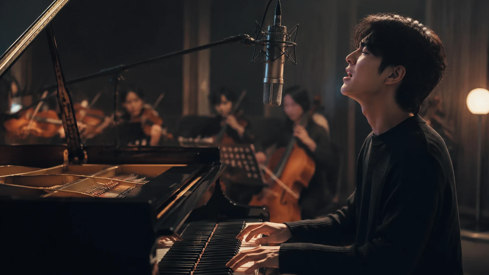 The piano atmosphere of a K-ballad